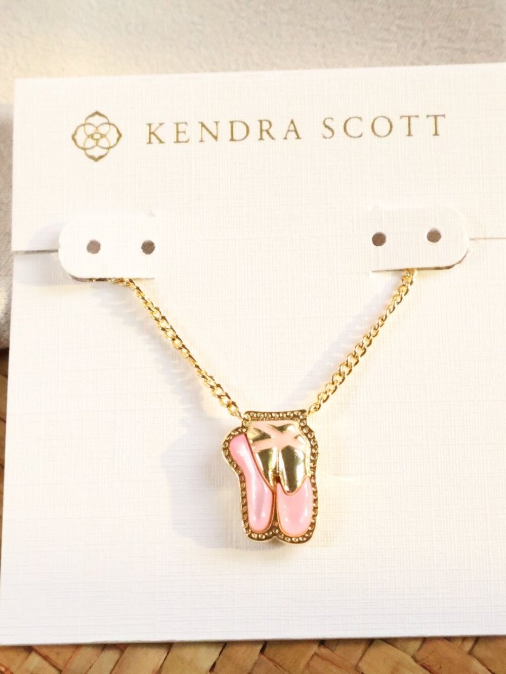 Authentic Kendra Scott Ballet Pendant Necklace